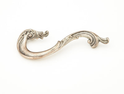 Antique Hardware 1 11/16 Inch (3 1/2 Inch c-c) Symphony French Court Left Hand Pull CABINET PULL