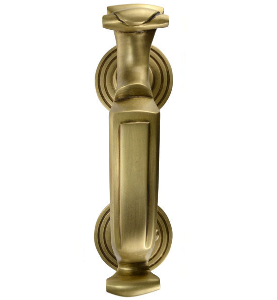 ##Antique Hardware## Traditional 8 Inch Brass Doctor's Door Knocker (Several Finishes Available)