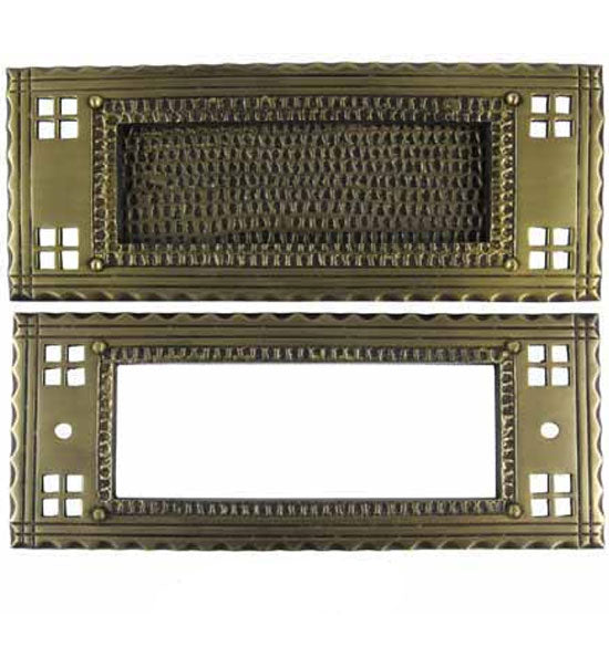 ##Antique Hardware## Craftsman Style Mail Slot (Several Finishes Available)