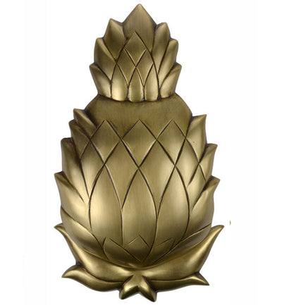 ##Antique Hardware## Pineapple 7 1/2 Inch Brass Door Knocker (Several Finishes Available)