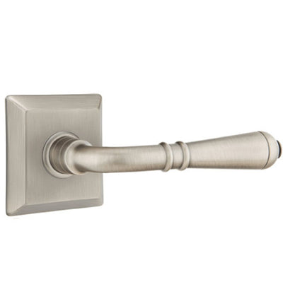 Antique Hardware Emtek Solid Brass Turino Lever With Quincy Rosette (Many Finishes Available) EMTEK LEVER DOOR KNOB