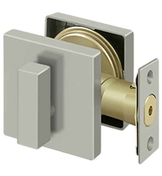 ##Antique Hardware## Deltana Low Profile Square Deadbolt Lock Grade 3