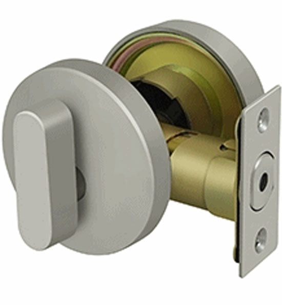 ##Antique Hardware## Deltana Low Profile Deadbolt Lock Grade 3