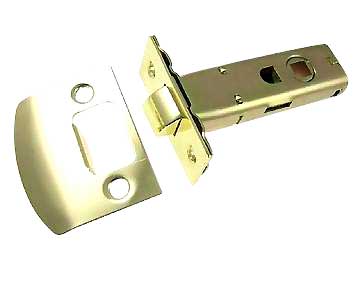 ##Antique Hardware## Tubular Style Latch Mechanism for Fluted Style Glass Doorknob Sets