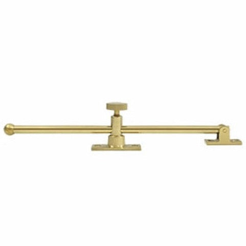 ##Antique Hardware## 10 Inch Solid Brass Standard Casement Stay Adjuster