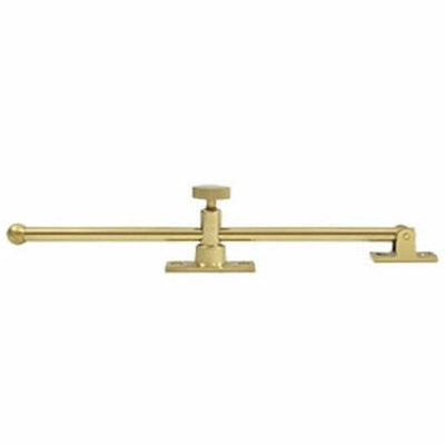 ##Antique Hardware## 10 Inch Solid Brass Standard Casement Stay Adjuster