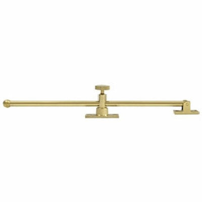 ##Antique Hardware## 12 Inch Solid Brass Standard Casement Stay Adjuster