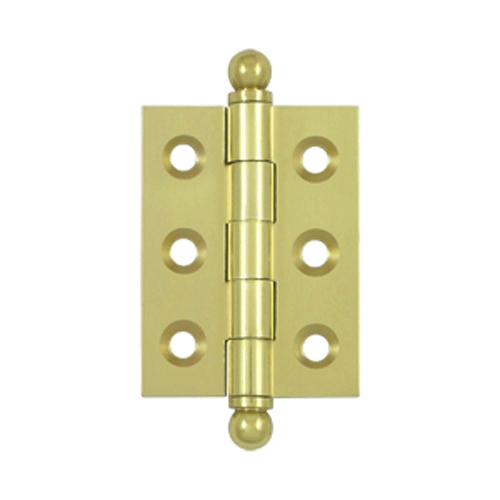 ##Antique Hardware## 2 Inch x 1 1/2 Inch Solid Brass Cabinet Hinges