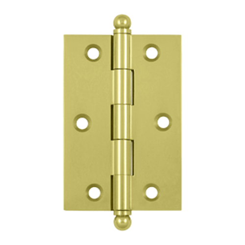 ##Antique Hardware## 3 Inch x 2 Inch Solid Brass Cabinet Hinges