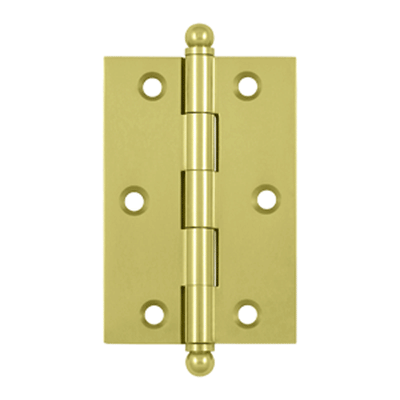 ##Antique Hardware## 3 Inch x 2 Inch Solid Brass Cabinet Hinges