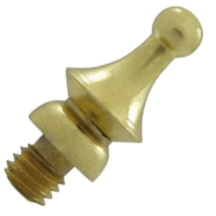 ##Antique Hardware## 5/8 Inch Solid Brass Windsor Tip Cabinet Finial