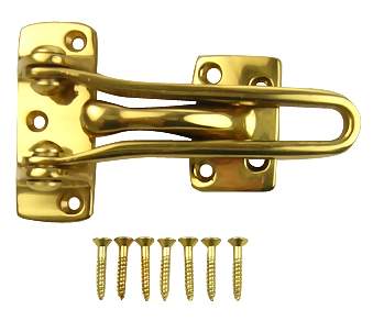 ##Antique Hardware## 4 Inch Solid Brass Door Guard