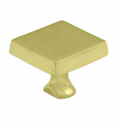 Antique Hardware 1 Inch Deltana Solid Brass Square Cabinet & Furniture Knob CABINET KNOB