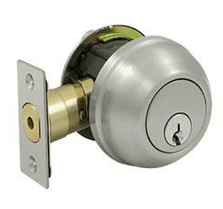 ##Antique Hardware## Deltana Low Profile Port Royal Deadbolt Lock Grade 2