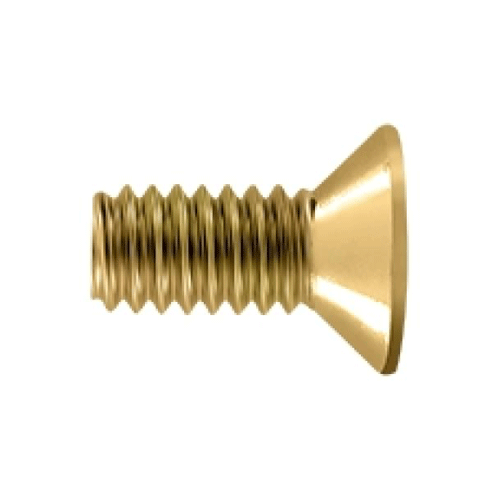 ##Antique Hardware## Set of 10 - #10 x 1/2 Inch Solid Brass Machine Screw