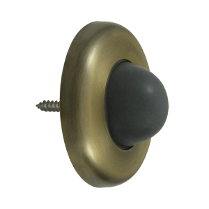 ##Antique Hardware## Simple Convex Wall Door Hold / Door Stop