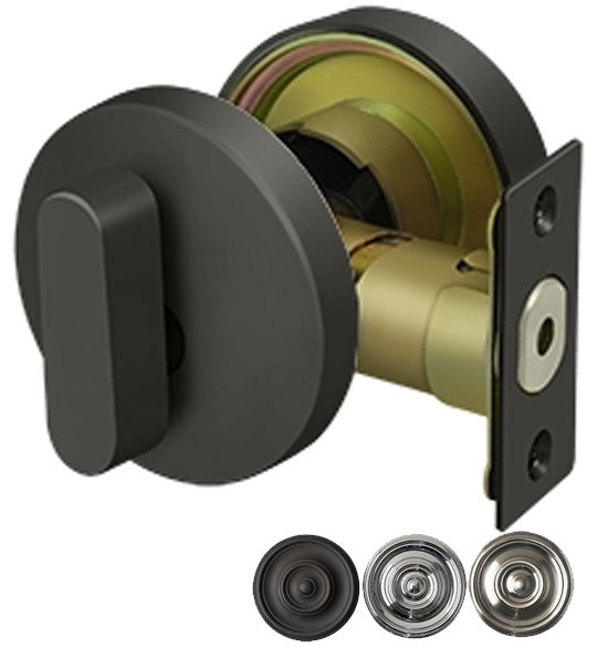 ##Antique Hardware## Deltana Low Profile Deadbolt Lock Grade 3