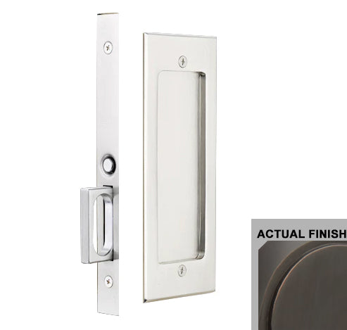 ##Antique Hardware## Modern Rectangular Pocket Door Mortise Set (Several Functions Available)