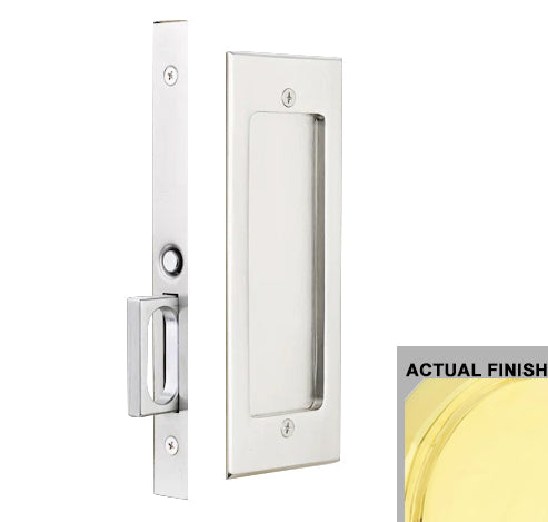 ##Antique Hardware## Modern Rectangular Pocket Door Mortise Set (Several Functions Available)