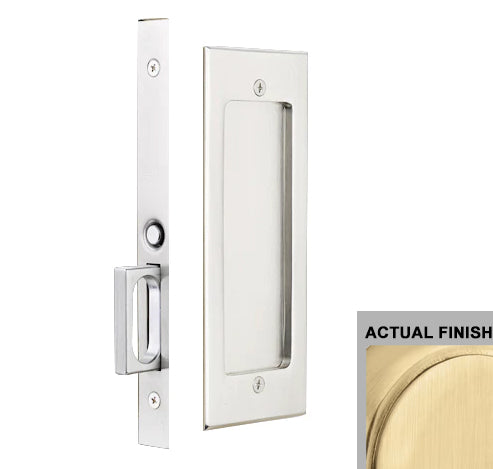 ##Antique Hardware## Modern Rectangular Pocket Door Mortise Set (Several Functions Available)