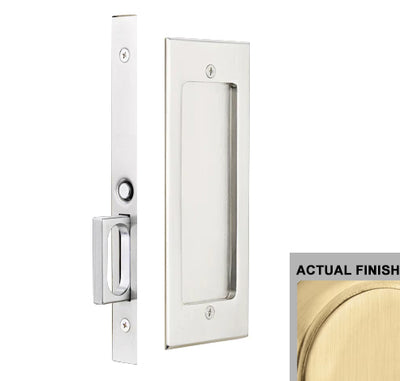 ##Antique Hardware## Modern Rectangular Pocket Door Mortise Set (Several Functions Available)