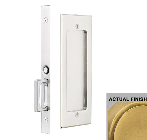 ##Antique Hardware## Modern Rectangular Pocket Door Mortise Set (Several Functions Available)