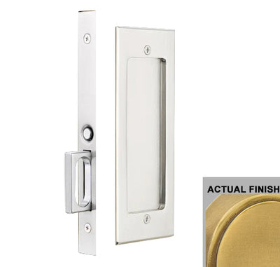 ##Antique Hardware## Modern Rectangular Pocket Door Mortise Set (Several Functions Available)