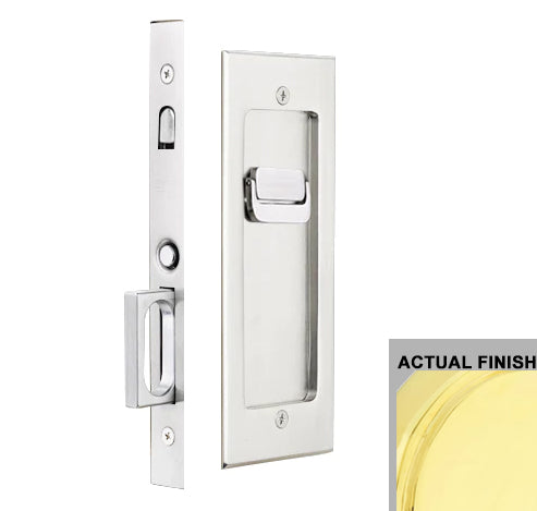 ##Antique Hardware## Modern Rectangular Pocket Door Mortise Set (Several Functions Available)