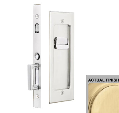 ##Antique Hardware## Modern Rectangular Pocket Door Mortise Set (Several Functions Available)