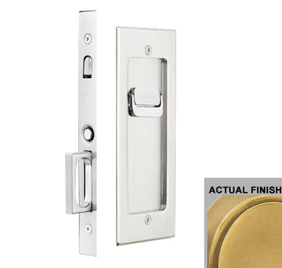 ##Antique Hardware## Modern Rectangular Pocket Door Mortise Set (Several Functions Available)