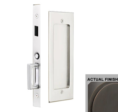 ##Antique Hardware## Modern Rectangular Pocket Door Mortise Set (Several Functions Available)