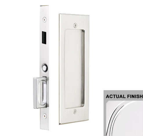 ##Antique Hardware## Modern Rectangular Pocket Door Mortise Set (Several Functions Available)