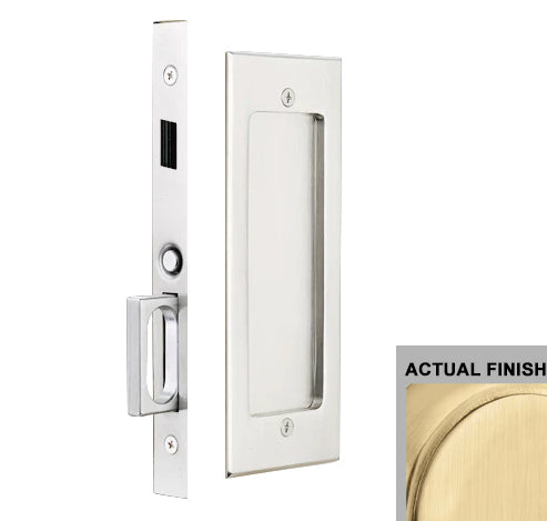 ##Antique Hardware## Modern Rectangular Pocket Door Mortise Set (Several Functions Available)