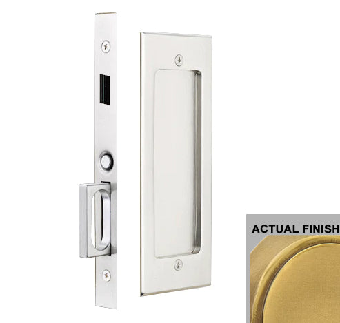 ##Antique Hardware## Modern Rectangular Pocket Door Mortise Set (Several Functions Available)