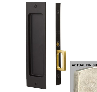 ##Antique Hardware## Rustic Modern Rectangular Pocket Door Mortise Lock (Several Functions Available)