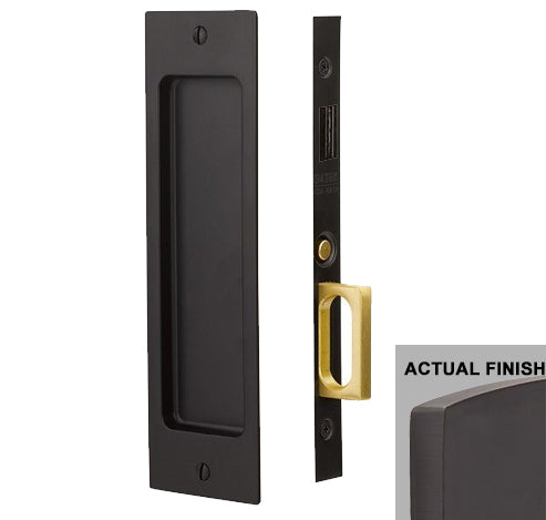 ##Antique Hardware## Rustic Modern Rectangular Pocket Door Mortise Lock (Several Functions Available)