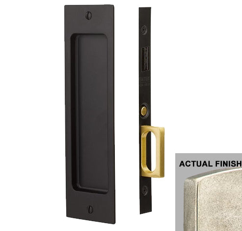 ##Antique Hardware## Rustic Modern Rectangular Pocket Door Mortise Lock (Several Functions Available)