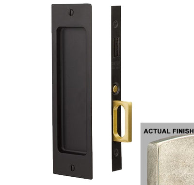 ##Antique Hardware## Rustic Modern Rectangular Pocket Door Mortise Lock (Several Functions Available)