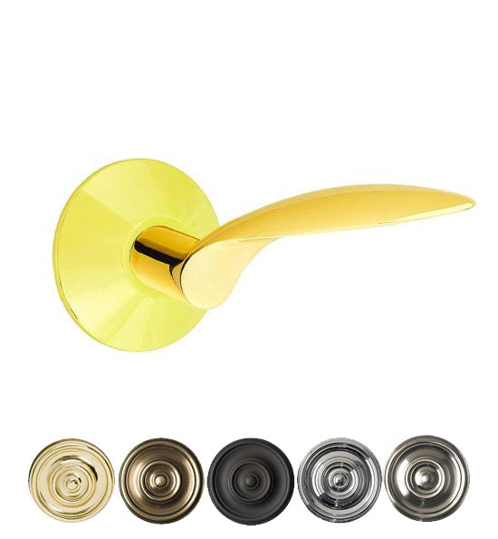 Antique Hardware Emtek Solid Brass Mercury Lever With Modern Rosette (Several Finish Options) EMTEK LEVER DOOR KNOB