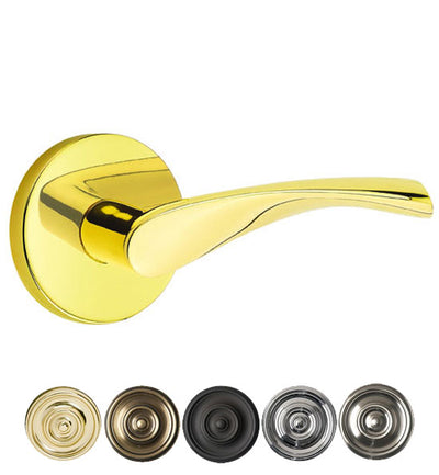 Antique Hardware Emtek Solid Brass Triton Lever With Disk Rosette (Several Finish Options) EMTEK LEVER DOOR KNOB