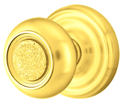 ##Antique Hardware## Solid Brass Belmont Door Knob Set With Regular Rosette (Several Finish Options)