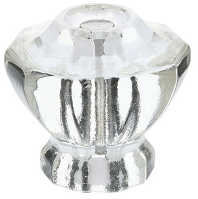 ##Antique Hardware## 1 1/8 Inch Crystal Astoria Cabinet & Furniture Knob