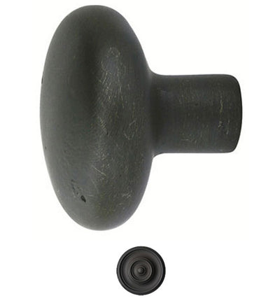 ##Antique Hardware## 1 Inch Sandcast Bronze Round Cabinet & Furniture Knob