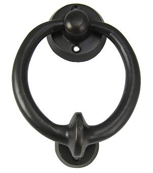 ##Antique Hardware## Emtek 86060 4" Height Bronze Door Knocker and Ring Pull