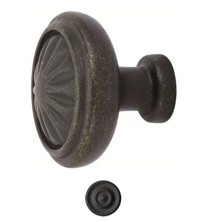 ##Antique Hardware## 1 Inch Tuscany Bronze Round Cabinet & Furniture Knob