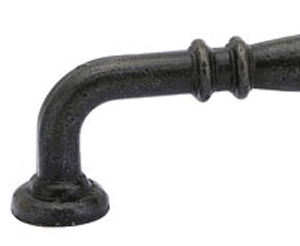 Antique Hardware 6 5/8 Inch (6 Inch c-c) Tuscany Bronze Ribbed Pull CABINET PULL