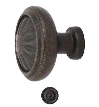 ##Antique Hardware## 1 3/4 Inch Tuscany Bronze Round Cabinet & Furniture Knob