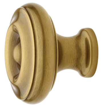 Antique Hardware 1 3/4 Inch Solid Brass Waverly Cabinet & Furniture Knob CABINET KNOB