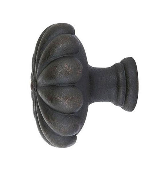 ##Antique Hardware## 1 3/4 Inch Tuscany Bronze Fluted Round Cabinet & Furniture Knob