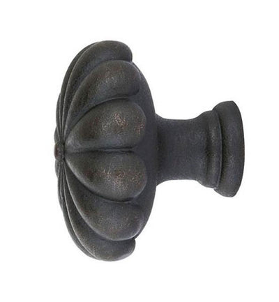 ##Antique Hardware## 1 3/4 Inch Tuscany Bronze Fluted Round Cabinet & Furniture Knob